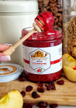 Miód kremowany z żurawiną 400g