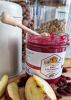 Miód kremowany z żurawiną 400g
