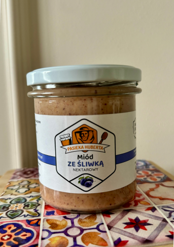 Miód kremowany ze śliwką 400g