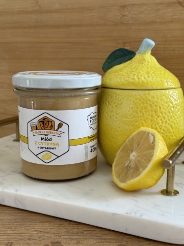 Miód kremowany z cytryną 400g
